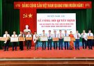 Xã Minh Sơn đón Bằng công nhận đạt chuẩn nông thôn mới năm 2022.