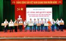 Xã Minh Sơn đón Bằng công nhận đạt chuẩn nông thôn mới năm 2022.